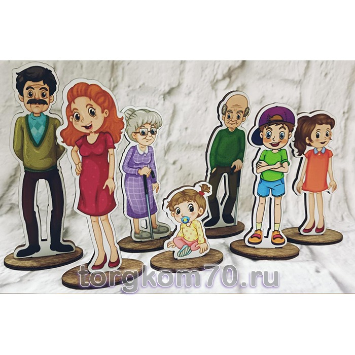 WhatsApp Image 2022-12-02 at 10.47.15 Семья, деревянные фигурки — изображение 1