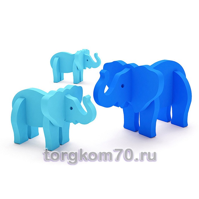 Животные Слоны (1) Конструктор Животные "Слоны" — изображение 1