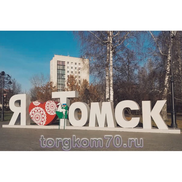 Уличная фигура "Я люблю Томск" — изображение 5