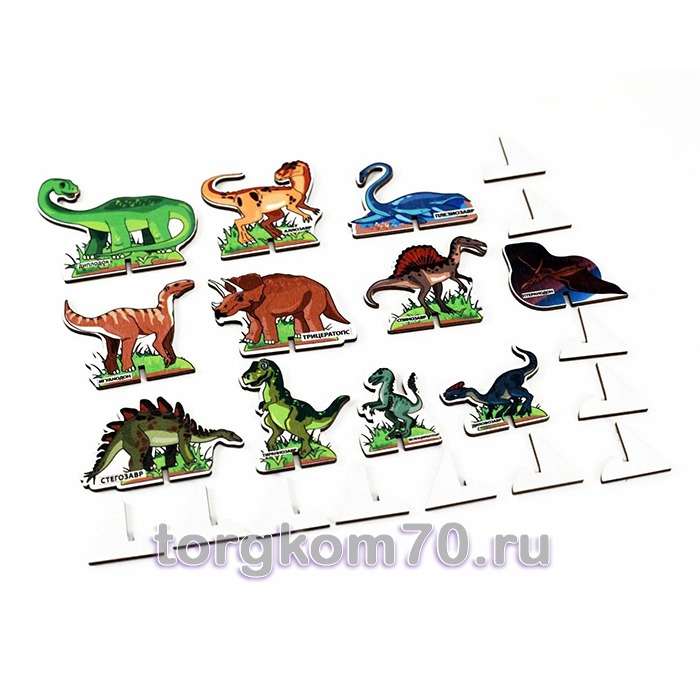 ИО-477 Набор фигурок ДИНОЗАВРЫ ХДФ — изображение 1