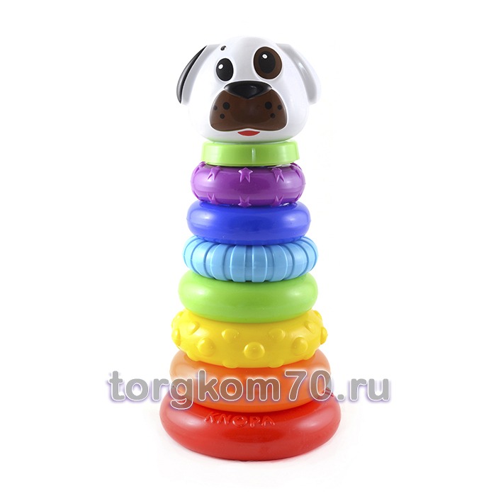 e2022ea67efa11ee90138af3fd022432_9ff432167eff11ee90138af3fd022432 Пирамида "Собачка" 27 см 7 колец КНОПА — изображение 1