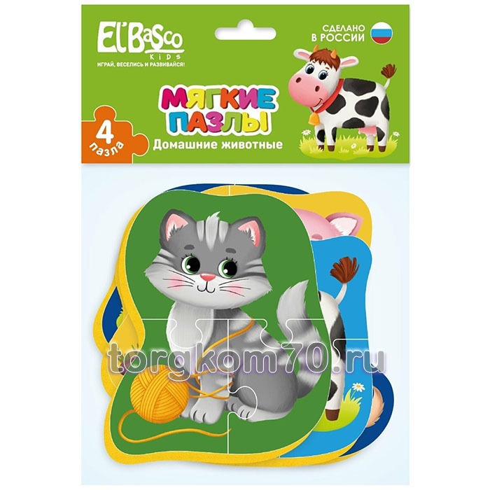 1ca589f0cae511ee9e138af3fd022432_2debe1a6caee11ee9e138af3fd022432 Мягкие пазлы "Домашние животные" — изображение 1