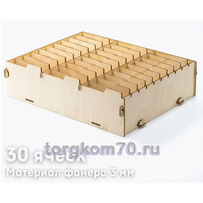 af67404cc4d911ee84e78af3fd022432_bdbd7f7ac4da11ee84e78af3fd022432 Органайзер для телефонов 30 ячеек, фанера — изображение 1