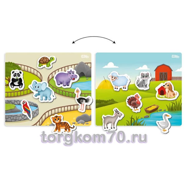 Магнитная игра "Зоопарк и ферма" — изображение 2