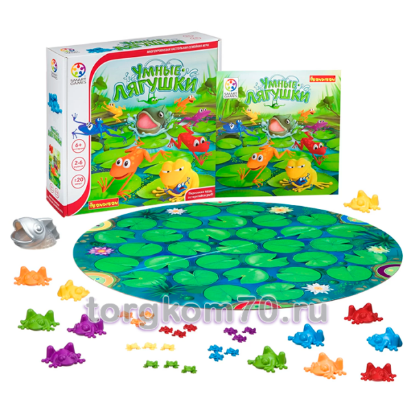 Логическая игра Bondibon Умные лягушки , арт. SGM 501 RU. — изображение 2