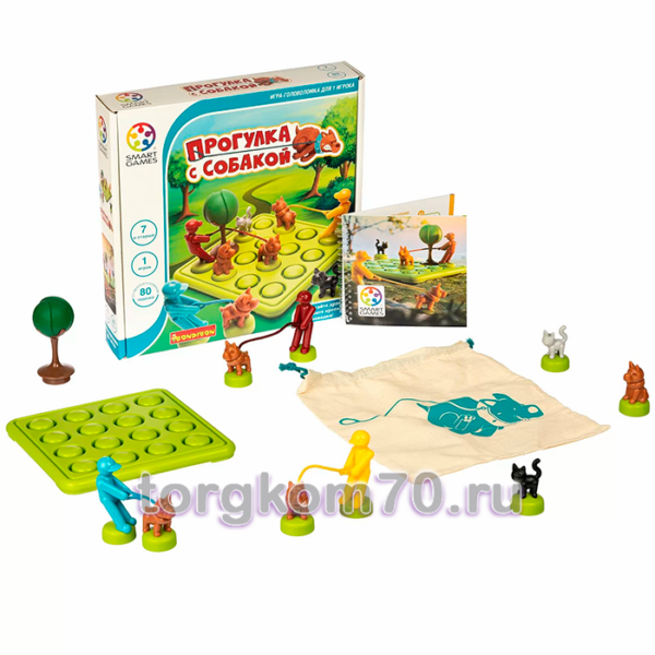 Логическая игра Bondibon Прогулка с собакой, арт. SG 427 RU. — изображение 2
