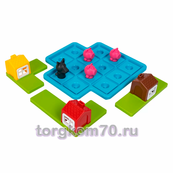 Логическая игра Bondibon Три маленьких поросёнка, арт. SG 023 RU. — изображение 3