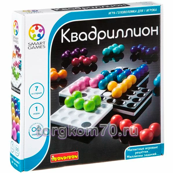 9947fafa02db11ef99138af3fd022432_cc554b02038311ef99138af3fd022432 Логическая игра Bondibon Квадриллион, арт. SG 540 RU. — изображение 1