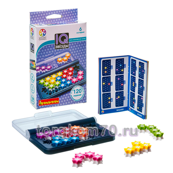 Логическая игра Bondibon IQ-Звёзды, арт. SG 411 RU. — изображение 2