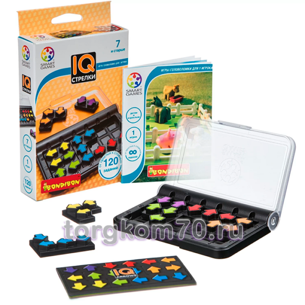 Логическая игра Bondibon IQ-Стрелки, арт. SG 424 RU. — изображение 2