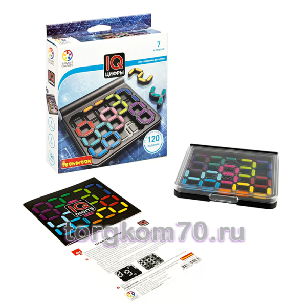 Логическая игра Bondibon IQ-Цифры, арт. SG 301 RU. — изображение 2