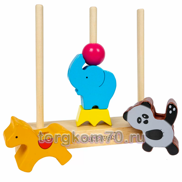 Игра-головоломка для дошкольников Bondibon «ВЕСЁЛЫЙ ЦИРК», BOX — изображение 5