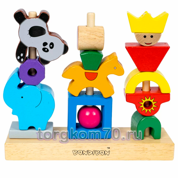 Игра-головоломка для дошкольников Bondibon «ВЕСЁЛЫЙ ЦИРК», BOX — изображение 7