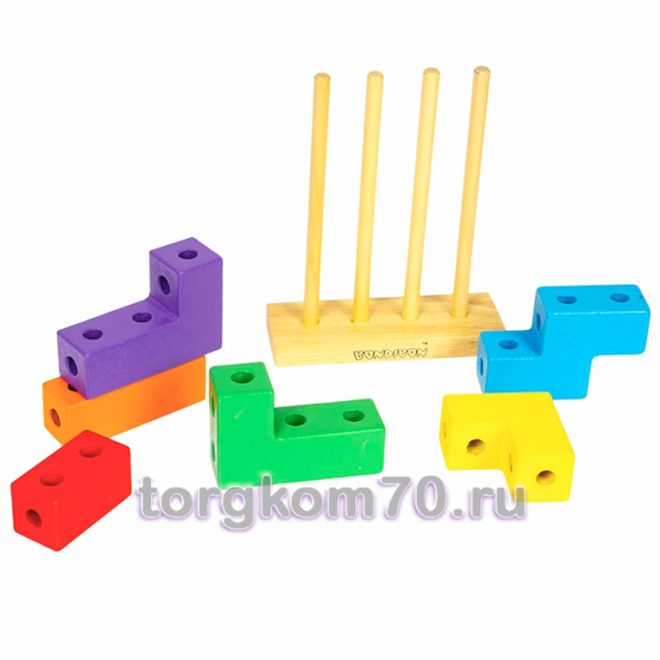 Игра-головоломка для дошкольников Bondibon «ЧЕТРИС», BOX — изображение 3