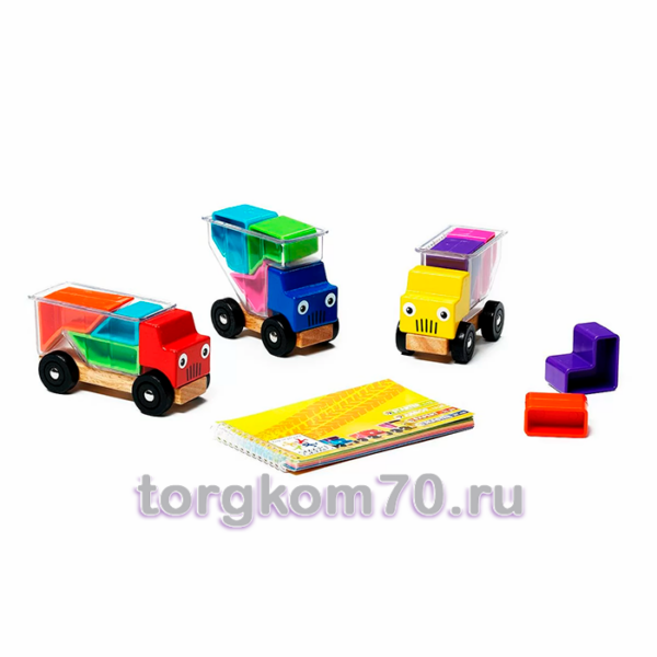 Логическая игра Bondibon Грузовички, арт. SG 035 RU — изображение 2
