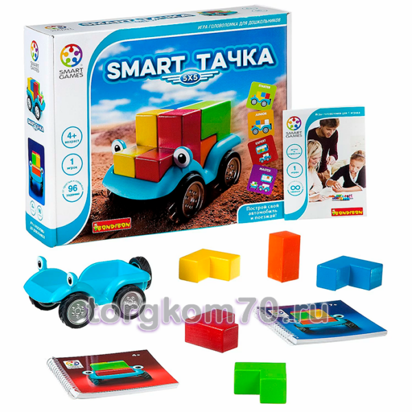 Логическая игра Bondibon Smart Тачка 5X5, арт. SG 018 RU. — изображение 2