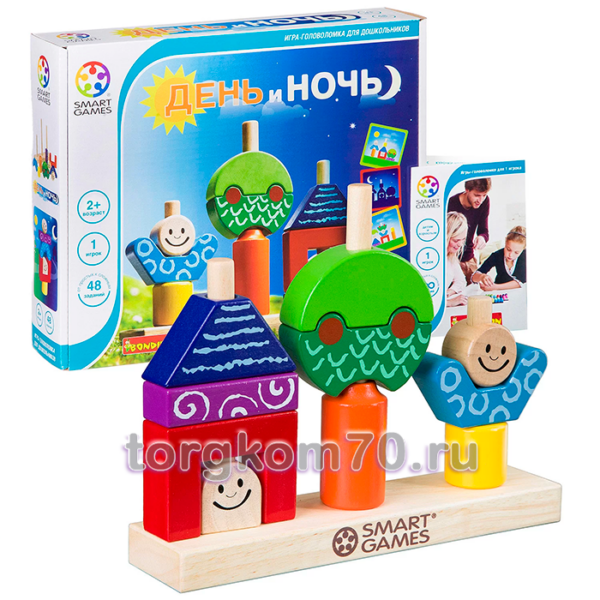 Логическая игра Bondibon, День и Ночь, арт. SG 033 RU. — изображение 2