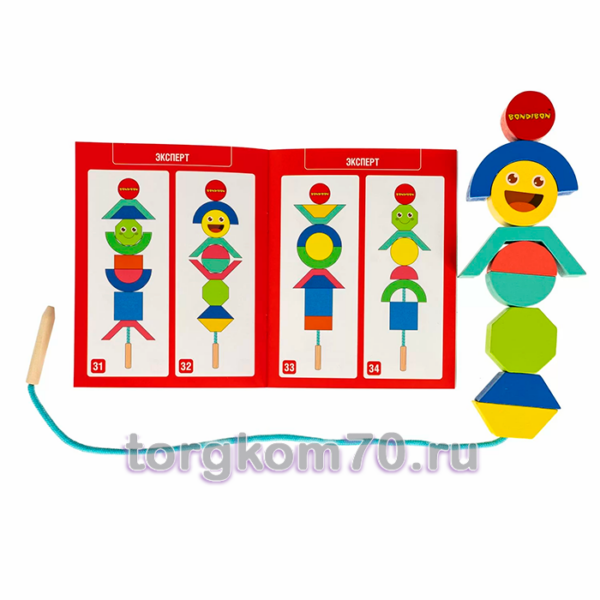 Игра-головоломка Bondibon Бондилогика «ПИРАМИДКА ФАНТАЗИЯ», BOX — изображение 8