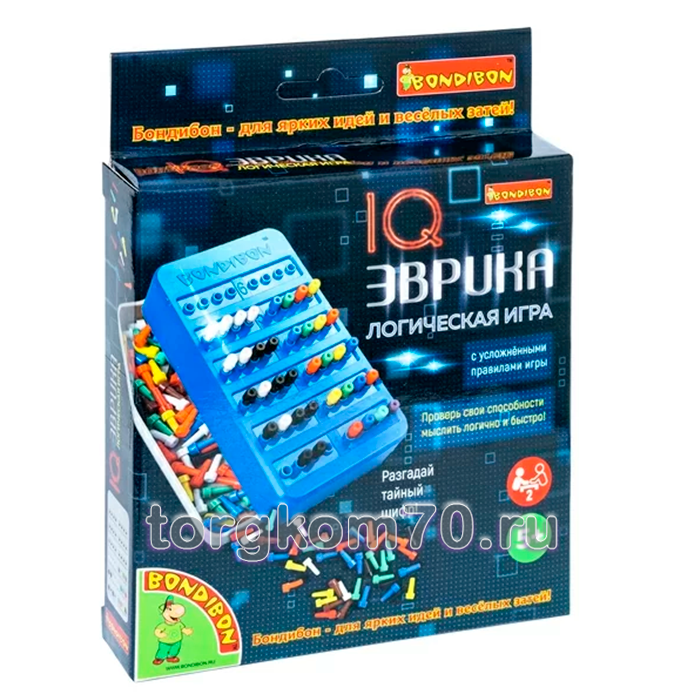 c8d075e0021311ef99138af3fd022432_ffeca766021711ef99138af3fd022432 Логическая игра Bondibon IQ Эврика премиум-издание, арт. ВВ5136 — изображение 1
