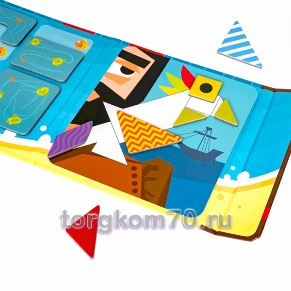 Мини-игры в дорогу "МАГНИТНЫЕ ГОЛОВОЛОМКИ" 2 в 1 Bondibon — изображение 5