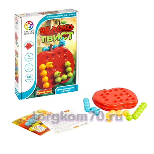 Логическая игра Bondibon Яблоко твист, арт. SG 445 RU. — изображение 2