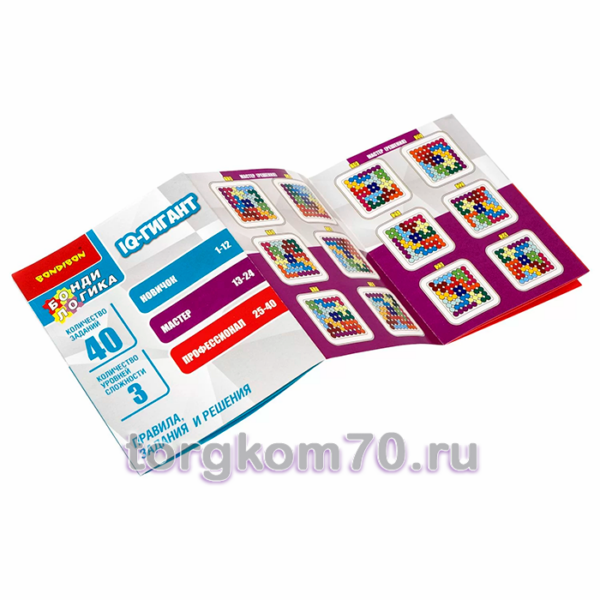 Логическая игра БондиЛогика Bondibon "IQ-ГИГАНТ", арт.920-1. — изображение 3