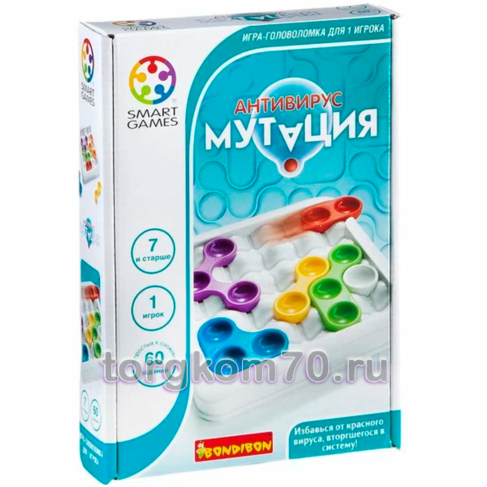 e986bc0002b711ef99138af3fd022432_7937dcfc02be11ef99138af3fd022432 Логическая игра Bondibon Антивирус. Мутация, арт. SG 435 RU. — изображение 1