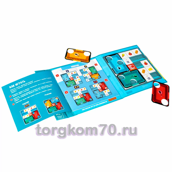Магнитная логическая игра  БондиЛогика Bondibon  для путешествий "МАГАЗИН" — изображение 4
