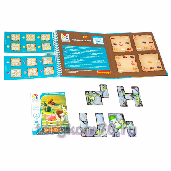 Магнитная игра Bondibon для путешествий, ДЕЛОВЫЕ ЖУКИ, SGT 230 RU. — изображение 3
