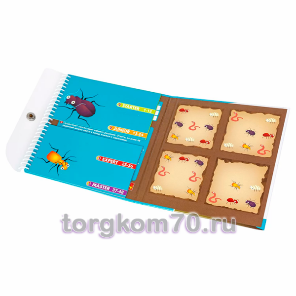 Магнитная игра Bondibon для путешествий, ДЕЛОВЫЕ ЖУКИ, SGT 230 RU. — изображение 4