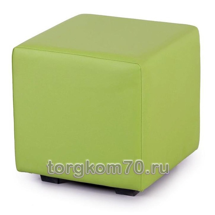 81afdd4a53c111ef97b28af3fd022432_29c824e853cb11ef97b28af3fd022432 Пуф «Кубик» ровный - 40*40*45 (цвет зеленый) — изображение 1