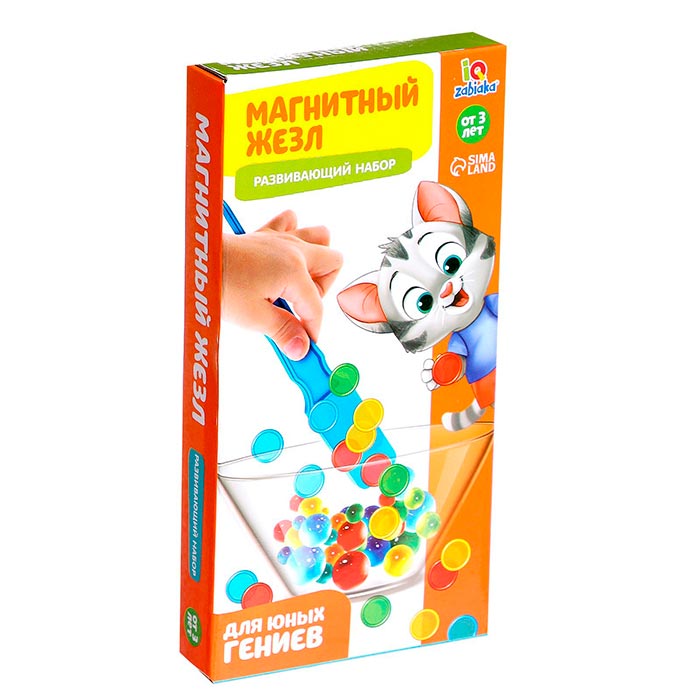 0f68f3c6ae2e11ef92df8af3fd022432_4eb1c2e4b83b11ef91a68af3fd022432 Набор «Магнитный жезл» с игрушкой, по методике Монтессори — изображение 1