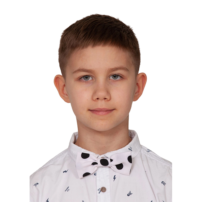 43301cf6269c11f197f08af3fd022432_37a8bb16269e11f197f08af3fd022432 Галстук-БАБОЧКА Белый в черный горох — изображение 1